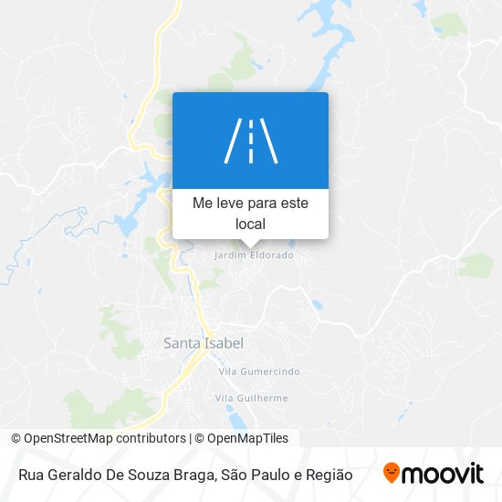 Rua Geraldo De Souza Braga mapa