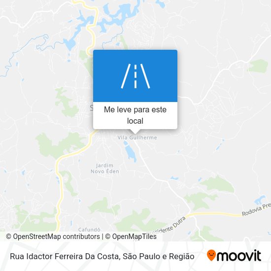 Rua Idactor Ferreira Da Costa mapa