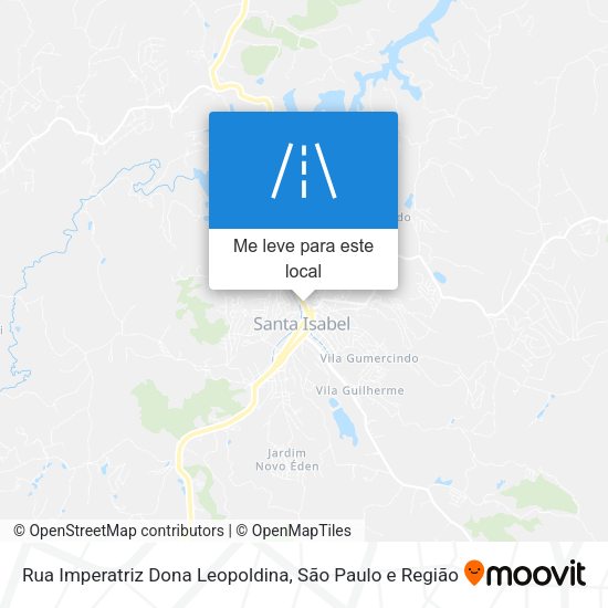 Rua Imperatriz Dona Leopoldina mapa