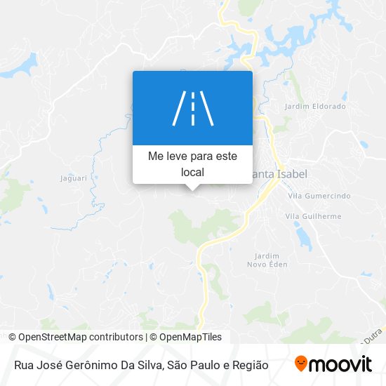 Rua José Gerônimo Da Silva mapa