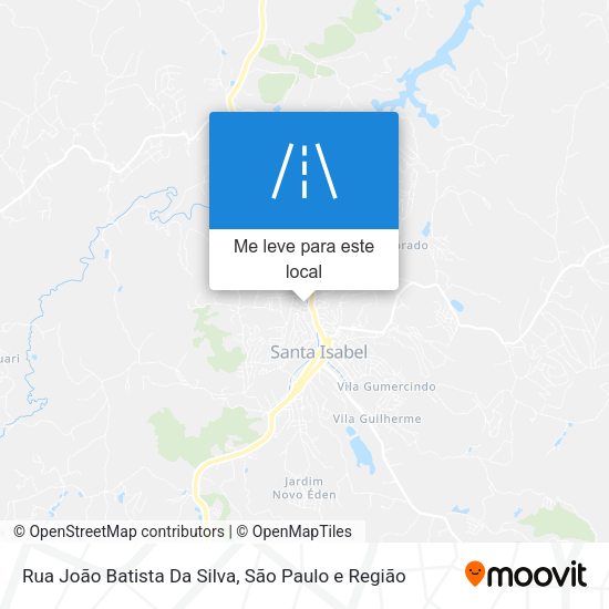 Rua João Batista Da Silva mapa