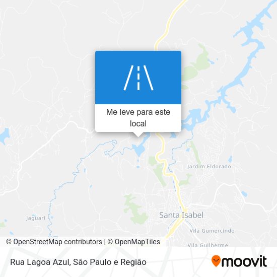 Rua Lagoa Azul mapa