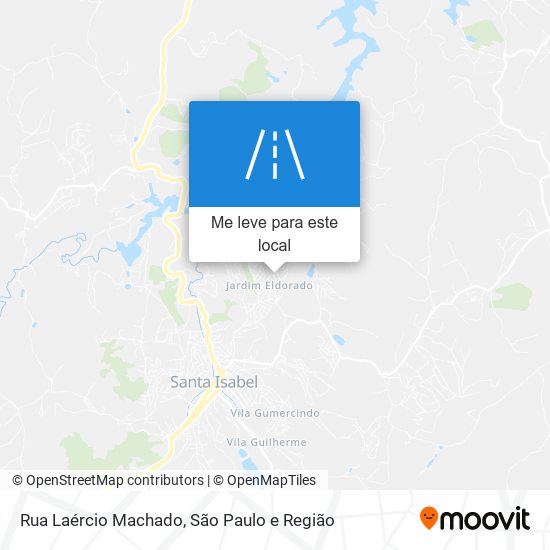 Rua Laércio Machado mapa
