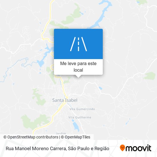 Rua Manoel Moreno Carrera mapa