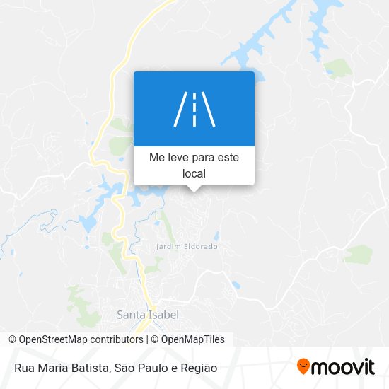 Rua Maria Batista mapa