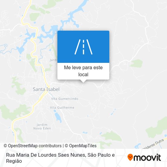 Rua Maria De Lourdes Saes Nunes mapa
