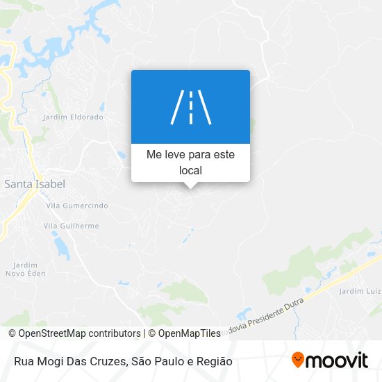 Rua Mogi Das Cruzes mapa