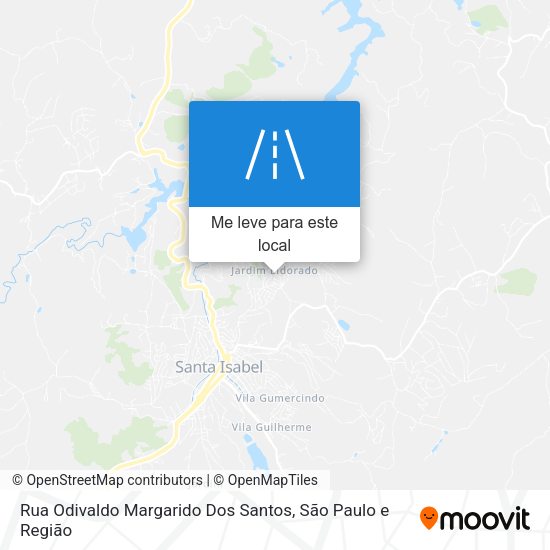 Rua Odivaldo Margarido Dos Santos mapa