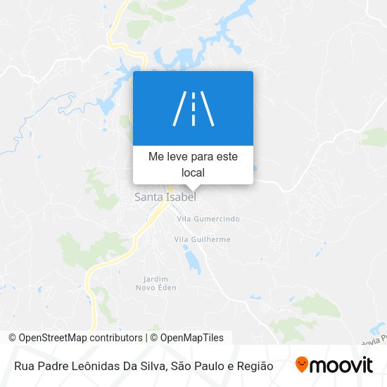 Rua Padre Leônidas Da Silva mapa