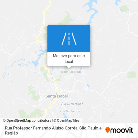 Rua Professor Fernando Aluíso Corrêa mapa