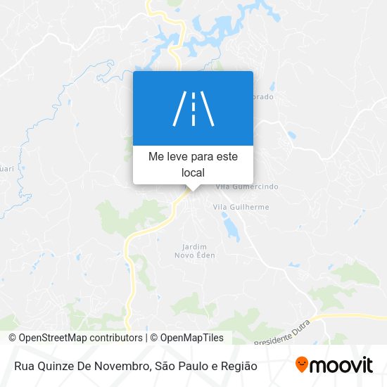Rua Quinze De Novembro mapa