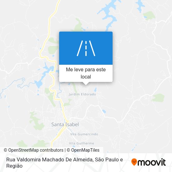 Rua Valdomira Machado De Almeida mapa