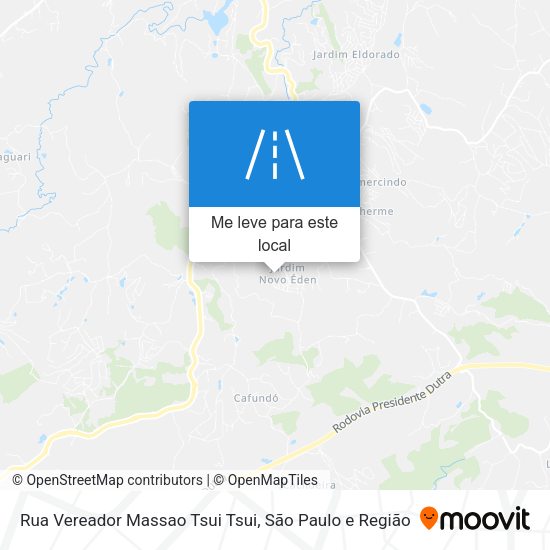 Rua Vereador Massao Tsui Tsui mapa
