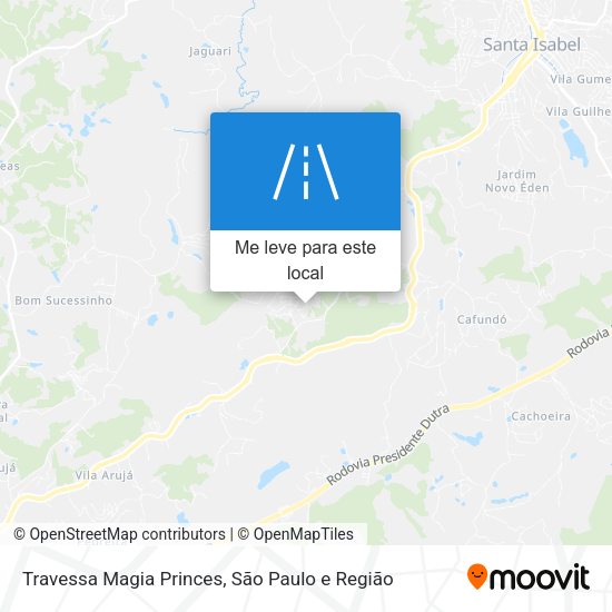 Travessa Magia Princes mapa