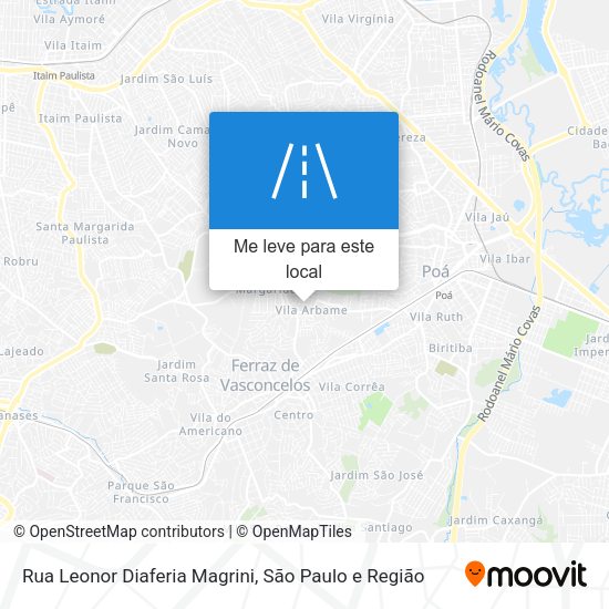 Rua Leonor Diaferia Magrini mapa