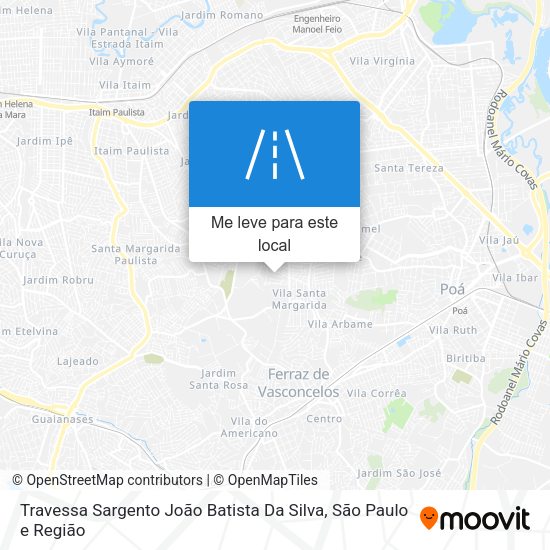 Travessa Sargento João Batista Da Silva mapa