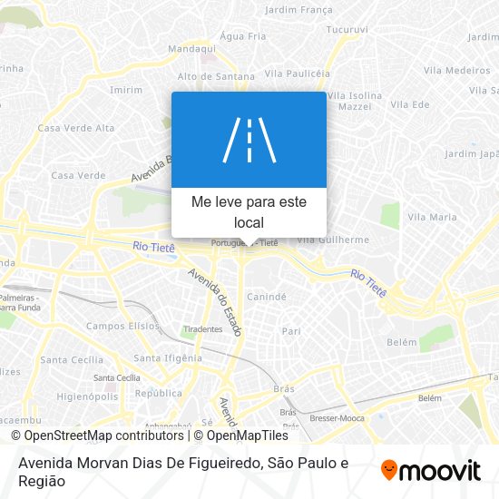 Avenida Morvan Dias De Figueiredo mapa