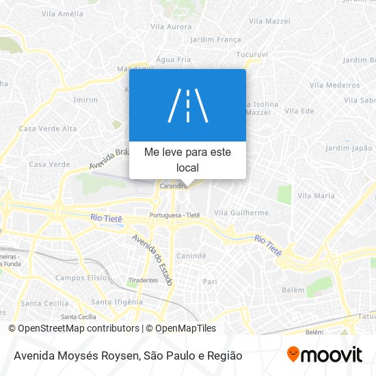 Avenida Moysés Roysen mapa