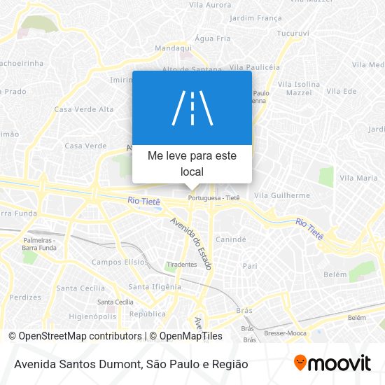 Avenida Santos Dumont mapa