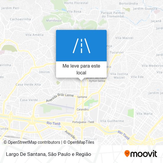 Largo De Santana mapa