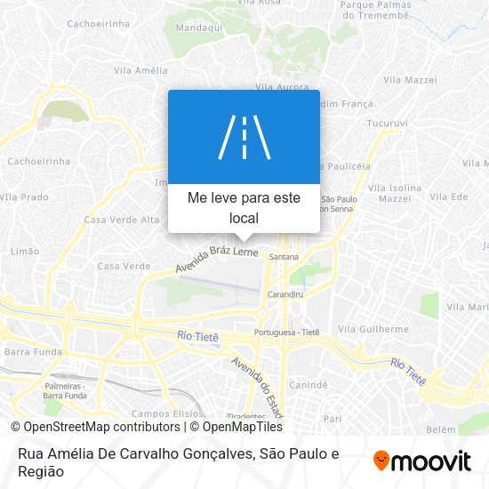Rua Amélia De Carvalho Gonçalves mapa