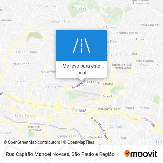 Rua Capitão Manoel Novaes mapa
