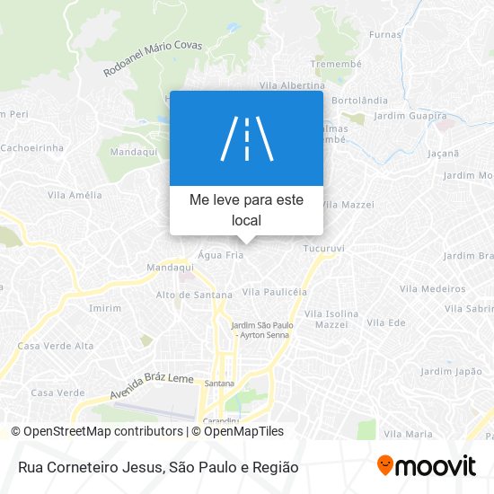 Rua Corneteiro Jesus mapa