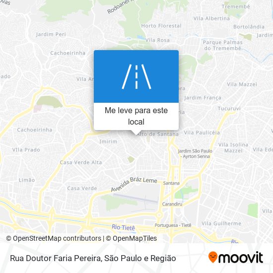 Rua Doutor Faria Pereira mapa