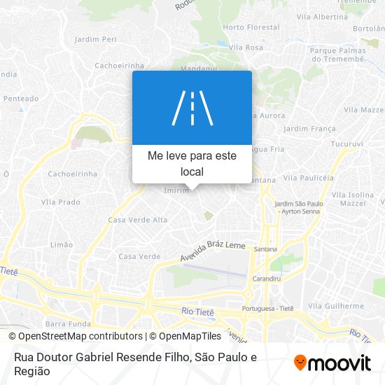 Rua Doutor Gabriel Resende Filho mapa