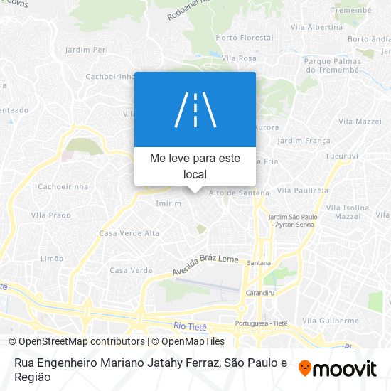 Rua Engenheiro Mariano Jatahy Ferraz mapa