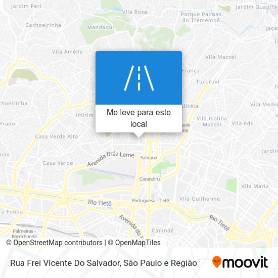 Rua Frei Vicente Do Salvador mapa