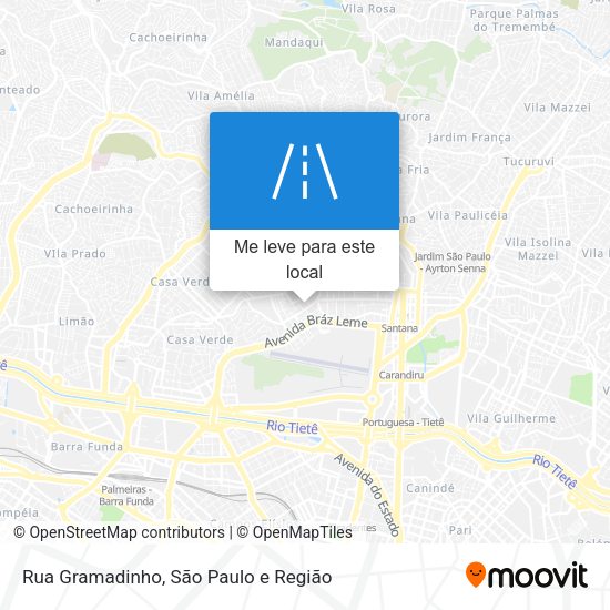 Rua Gramadinho mapa