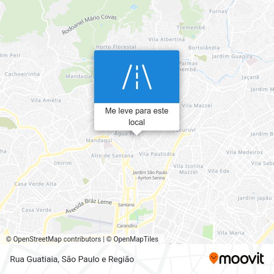 Rua Guatiaia mapa