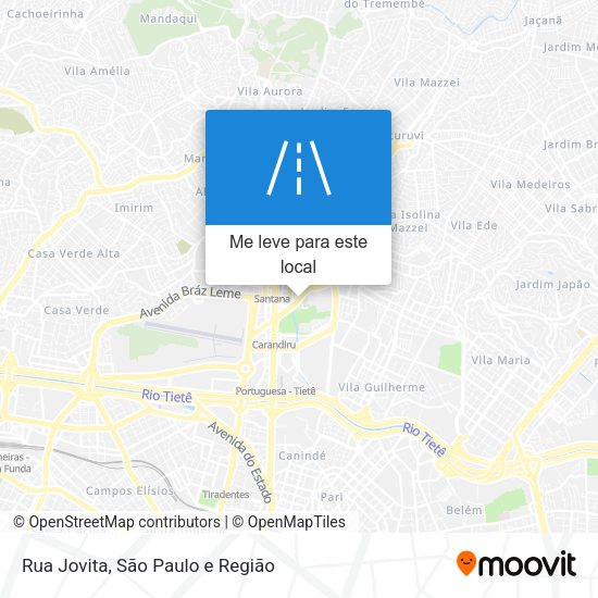 Rua Jovita mapa