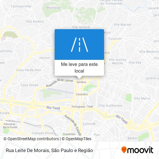 Rua Leite De Morais mapa