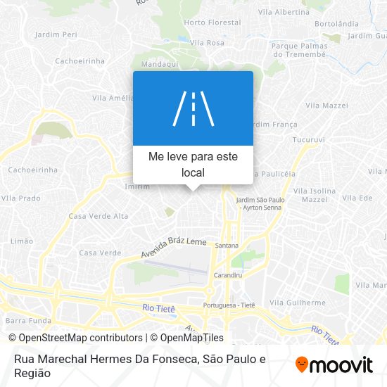 Rua Marechal Hermes Da Fonseca mapa