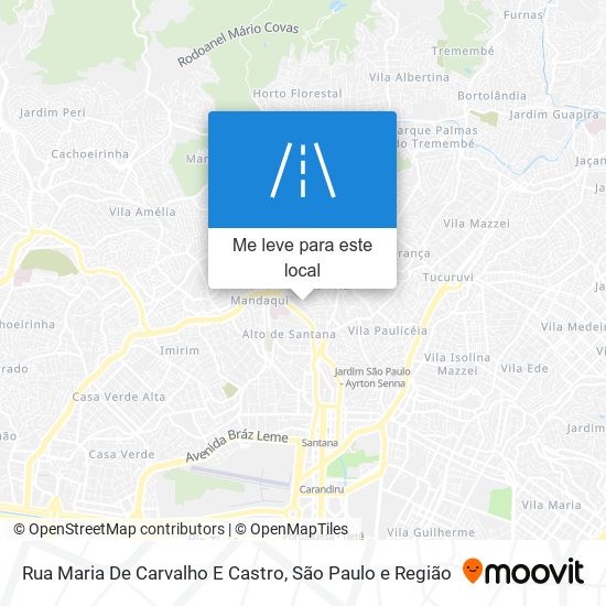 Rua Maria De Carvalho E Castro mapa