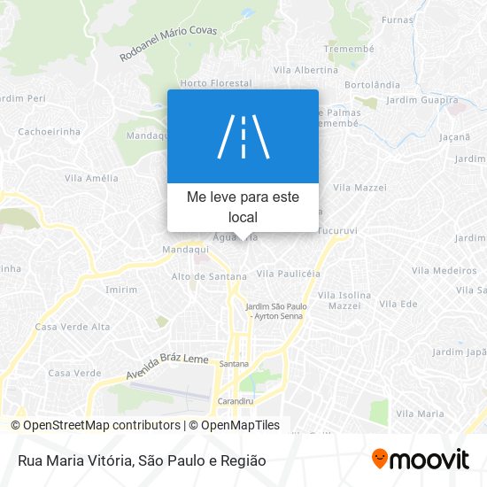 Rua Maria Vitória mapa