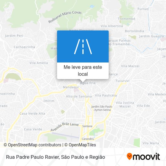 Rua Padre Paulo Ravier mapa