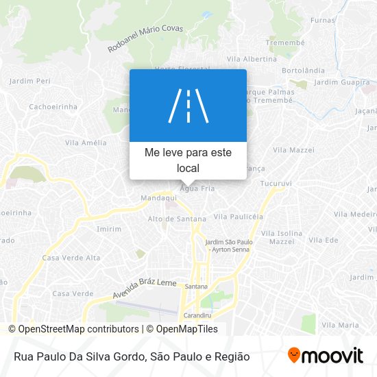 Rua Paulo Da Silva Gordo mapa