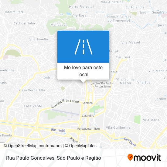 Rua Paulo Goncalves mapa
