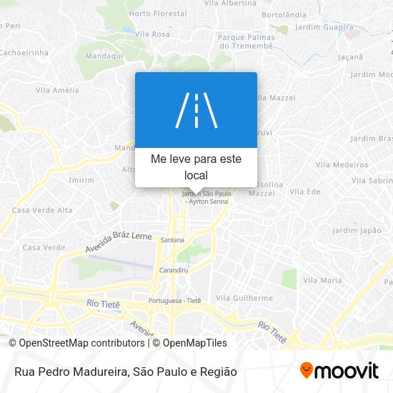 Rua Pedro Madureira mapa