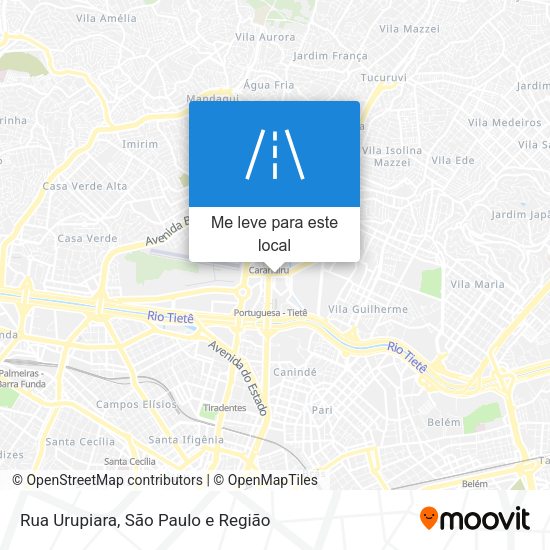 Rua Urupiara mapa
