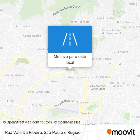 Rua Vale Da Ribeira mapa