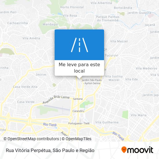 Rua Vitória Perpétua mapa