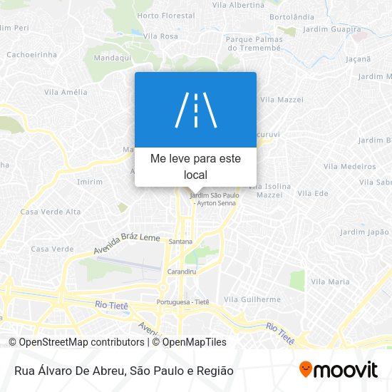 Rua Álvaro De Abreu mapa