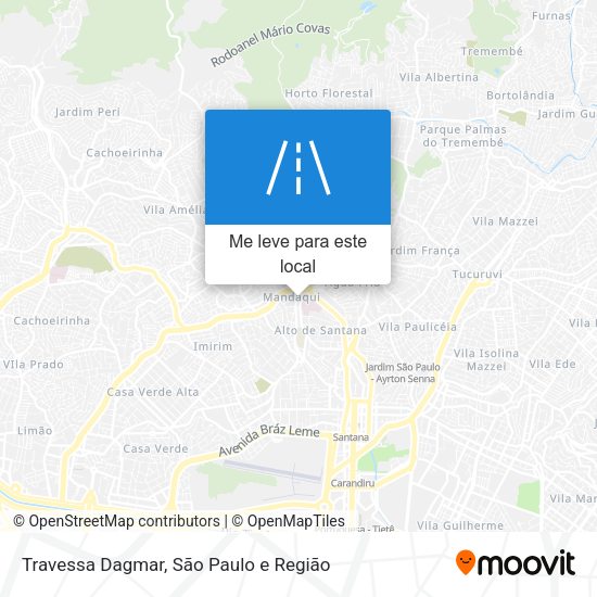 Travessa Dagmar mapa