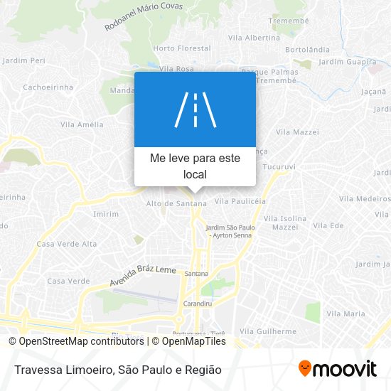 Travessa Limoeiro mapa