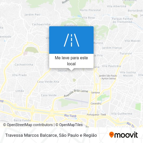 Travessa Marcos Balcarce mapa