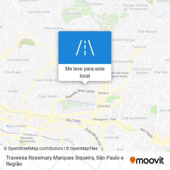 Travessa Rosemary Marques Siqueira mapa